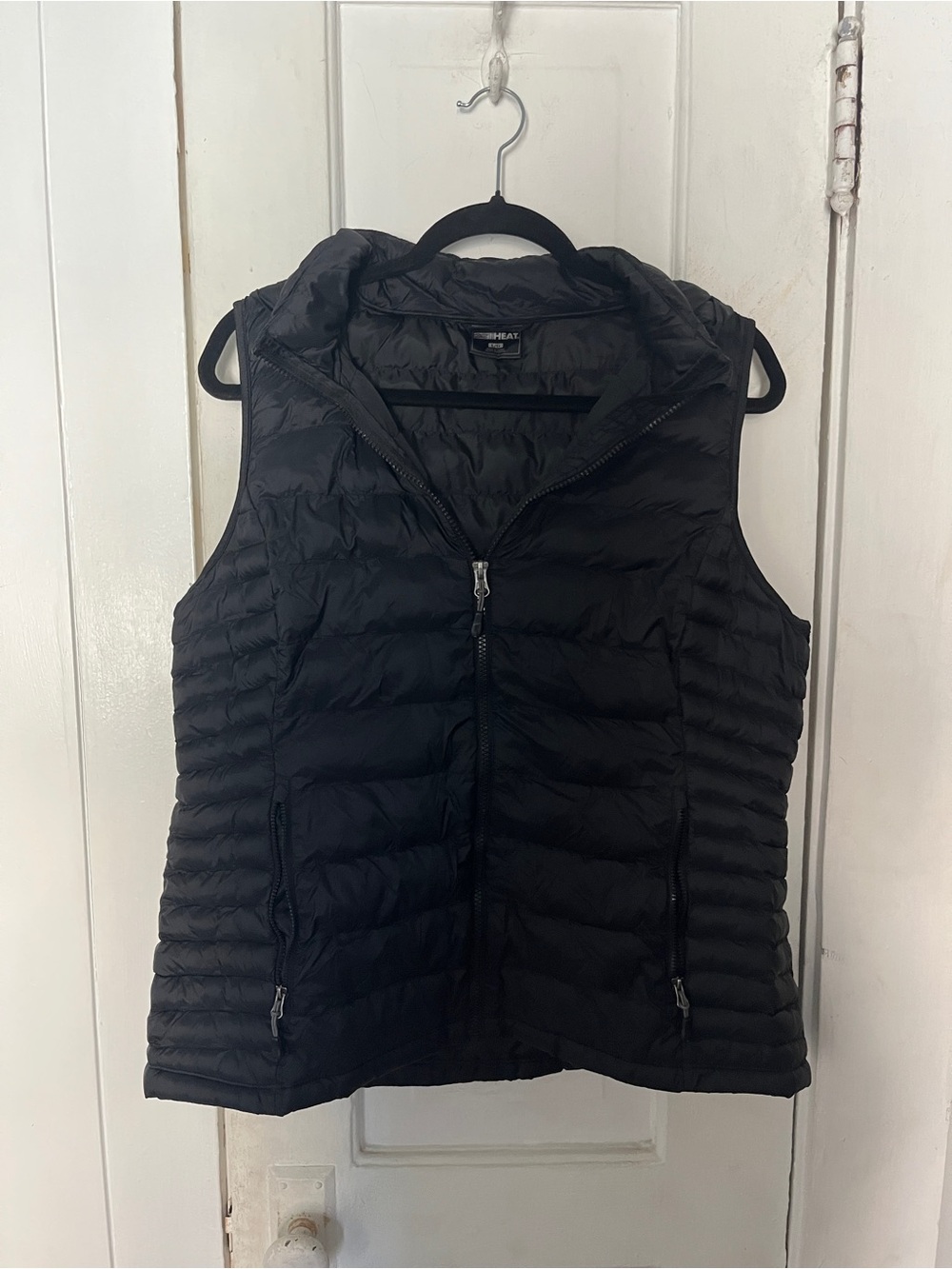 32 Degrees Black Quilted Puffer Vest